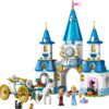 LEGO 43275 Disney Assepoester Kasteel en Paardenkoets - Image 2