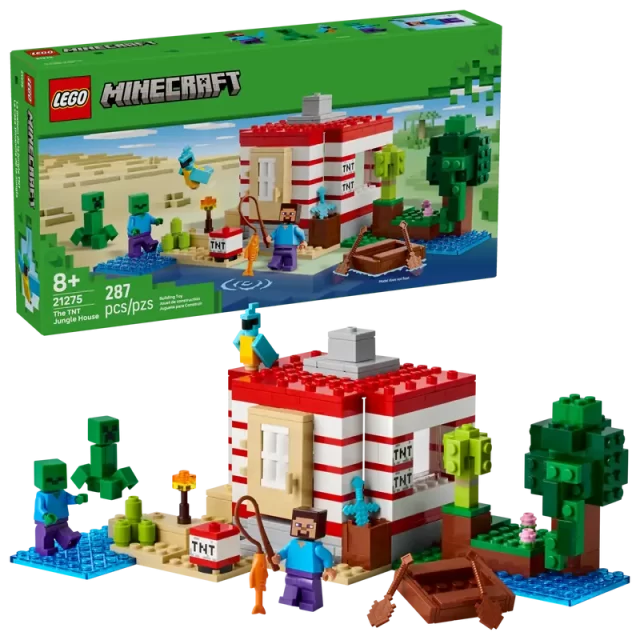 LEGO 21275 Minecraft Het TNT Junglehuis