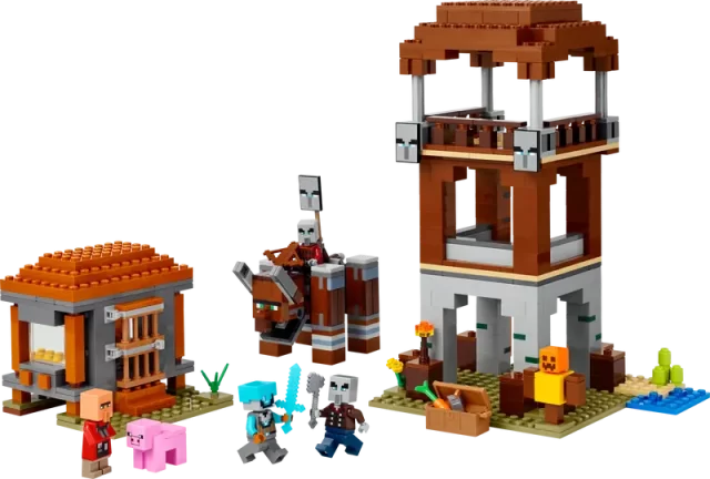 LEGO 21278 Minecraft De Plunderaar Buitenpost en Verwoester - Afbeelding 2