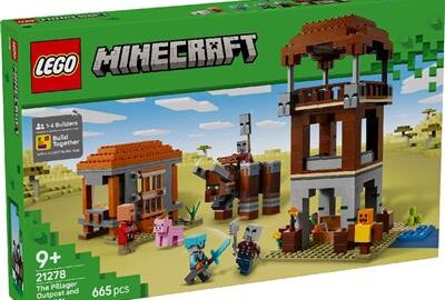 LEGO 21278 Minecraft De Plunderaar Buitenpost en Verwoester