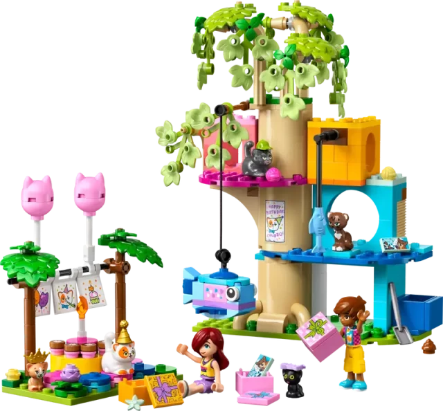 LEGO 42666 Friends Kattenverjaardagsfeestje en Boomhut - Afbeelding 2