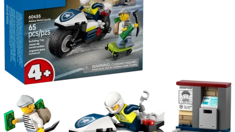 LEGO 60455 City Achtervolging op Pollitiemotor