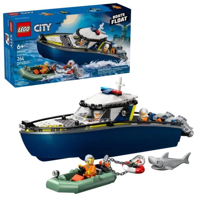 LEGO 60456 City Achtervolging met Politieboot