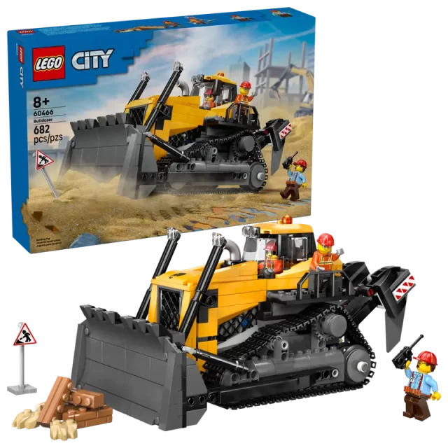 LEGO 60466 City Gele Bulldozer