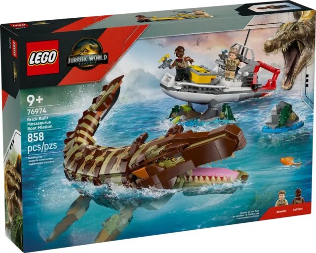 LEGO 76974 Jurassic World Bouwbare Mosasaurus Bootmissie