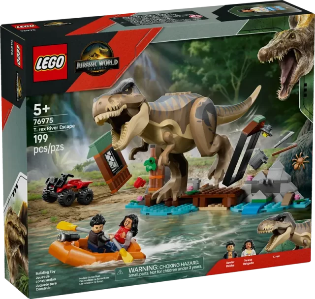 LEGO 76975 Jurassic World T.Rex Rivierontsnapping