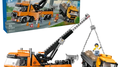LEGO 60467 City Zware Sleepwagen met Kraan