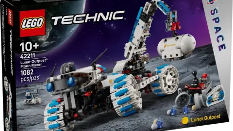 LEGO 42211 Technic Lunar Outpost Maanrover Ruimtevoertuig