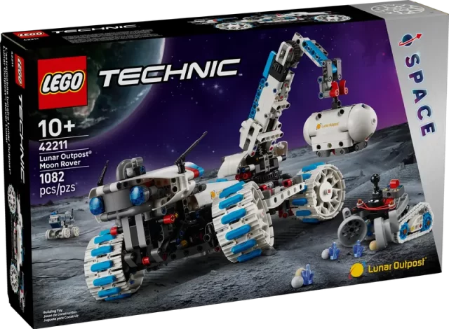 LEGO 42211 Technic Lunar Outpost Maanrover Ruimtevoertuig