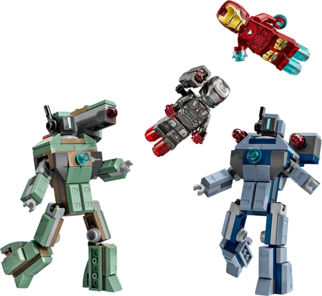 LEGO 76320 Marvel Super Heroes Iron Man en War Machine vs. Hammer Drones - Afbeelding 2
