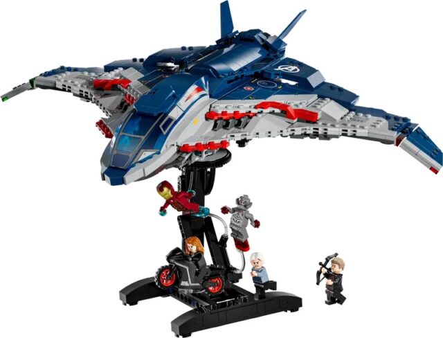 LEGO 76325 Marvel Super Heroes Avengers: Age of Ultron Quinjet - Afbeelding 2