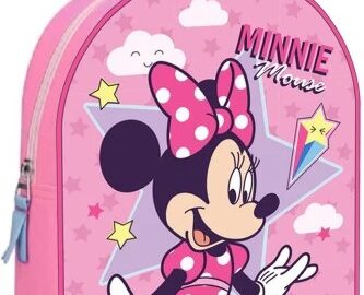 Rugzak Minnie Mouse Stars & Rainbows 28x22x10cm