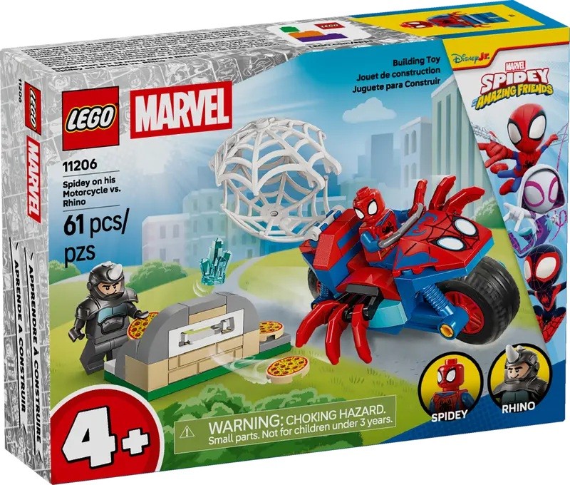 LEGO 11206 Marvel Spidey op zijn Motor vs. Rhino