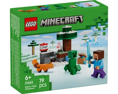 LEGO 21583 Minecraft Steve's Taiga Avontuur