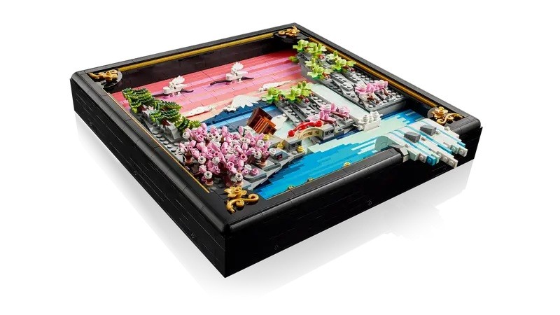 LEGO 31218 Art Landschap met Japanse kersenbloesems - Afbeelding 3
