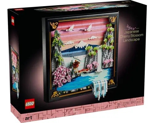 LEGO 31218 Art Landschap met Japanse kersenbloesems