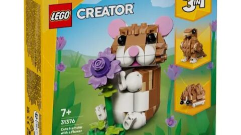 LEGO 31376 Creator Schattige Hamster met Bloem