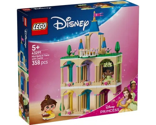 LEGO 43291 Disney Mini Belle en Tiana met Kasteel