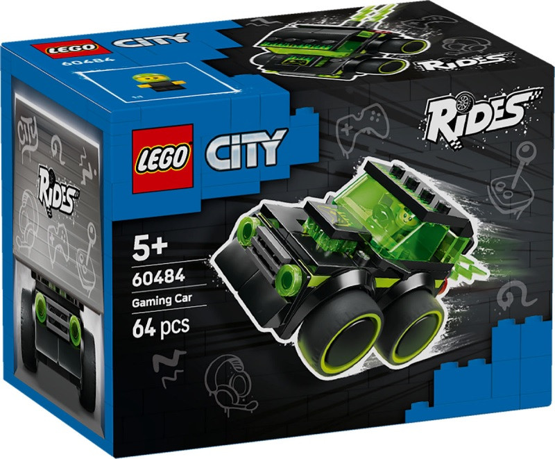 LEGO 60484 City Voertuigen – Gaming Raceauto