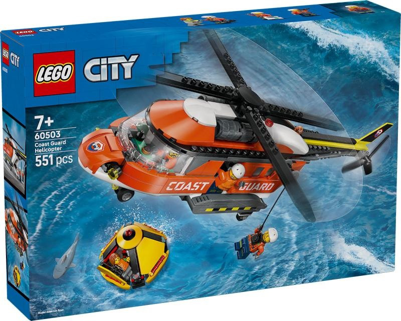LEGO 60503 City Kustwacht Helikopter