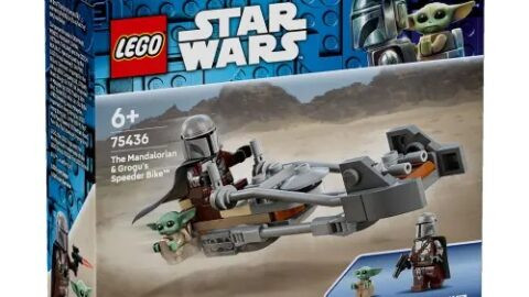 LEGO 75436 Star Wars De Mandalorian en Grogu's Speederbike
