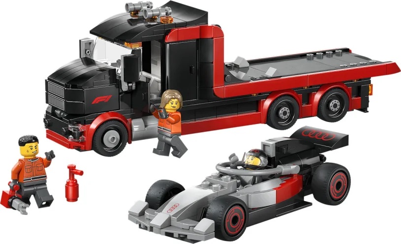 LEGO 60493 City F1® Displaytruck met Audi F1® Racewagen - Afbeelding 2