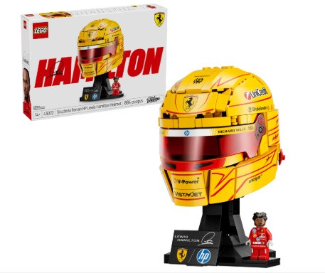 LEGO 43022 Scuderia Ferrari HP Helm van Lewis Hamilton