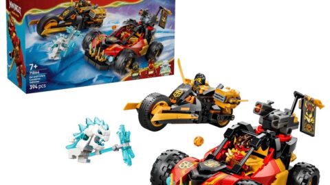 LEGO 71864 Ninjago Kai en Cole's Combivoertuigen