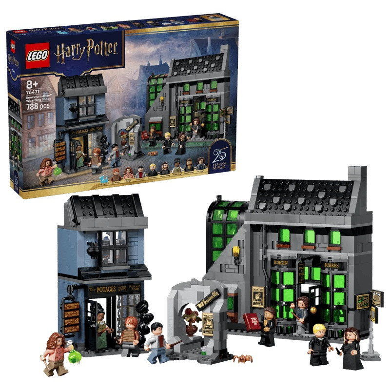 LEGO 76471 Harry Potter Verdonkeremaansteeg Tovenaarswinkels
