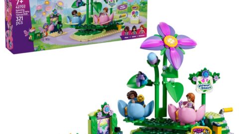 LEGO 42702 Friends Draaiende Theekopjesattractie met Bloementhema