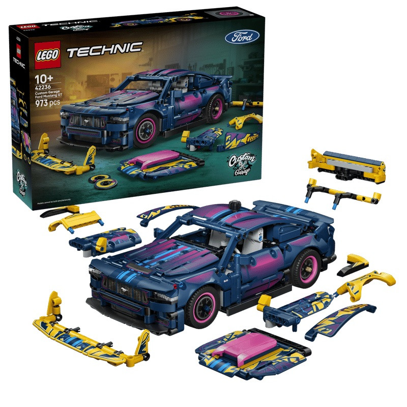 LEGO 42236 Technic Aanpasbare Ford Mustang GT auto