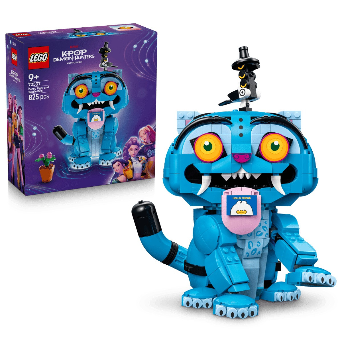 LEGO 75237 K-Pop Demon Hunters Derpy Tiger en Sussie Bird