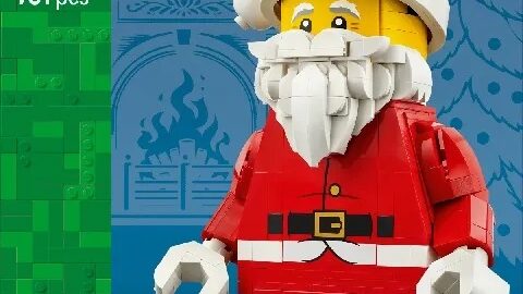 LEGO 40820 Grote Minifiguur van de Kerstman