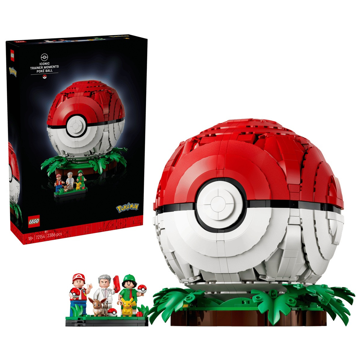 LEGO 72154 Pokemon Pokéball met Trainer scènes