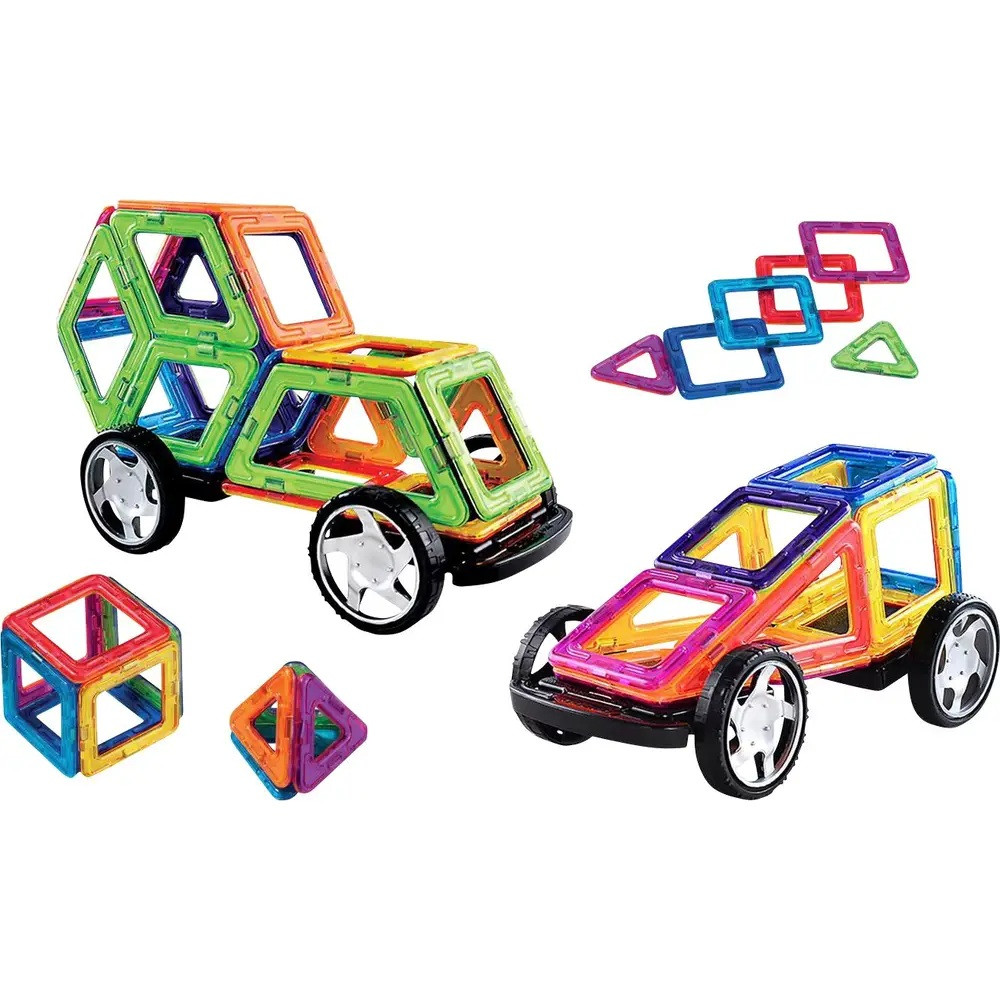 Creathek Magnetische Bouwset met Wielen, 32-delig - Afbeelding 2